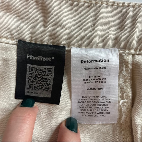 Reformation Jeans - Women’s Pierce Utility Shorts - Picture 6 of 7